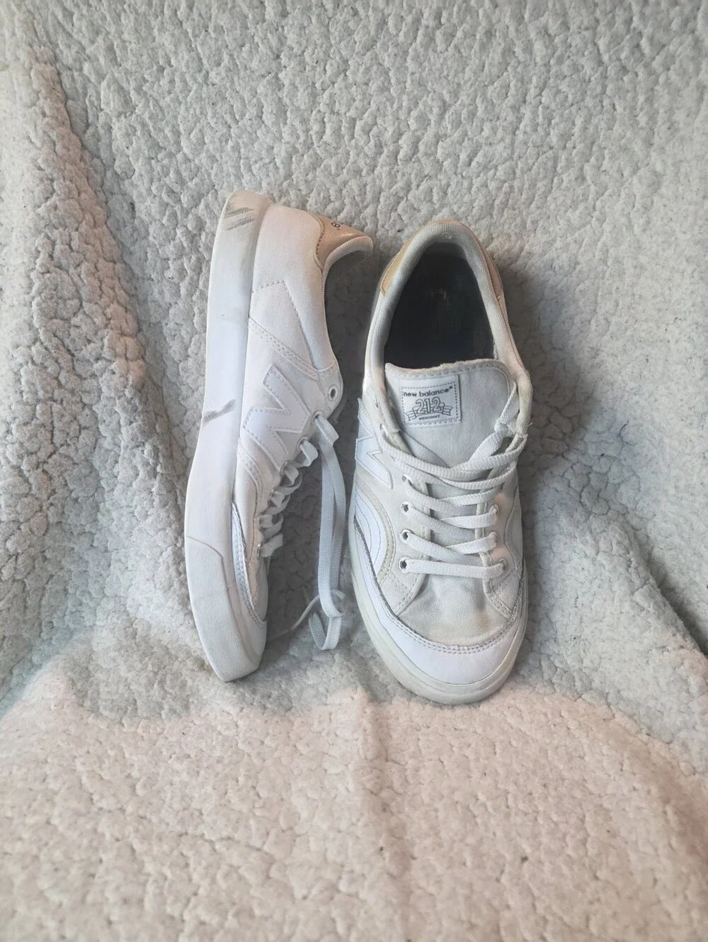 New Balance Numeric 212 Pro Court NM212NTT White Canvas Mens Shoes Size 10
